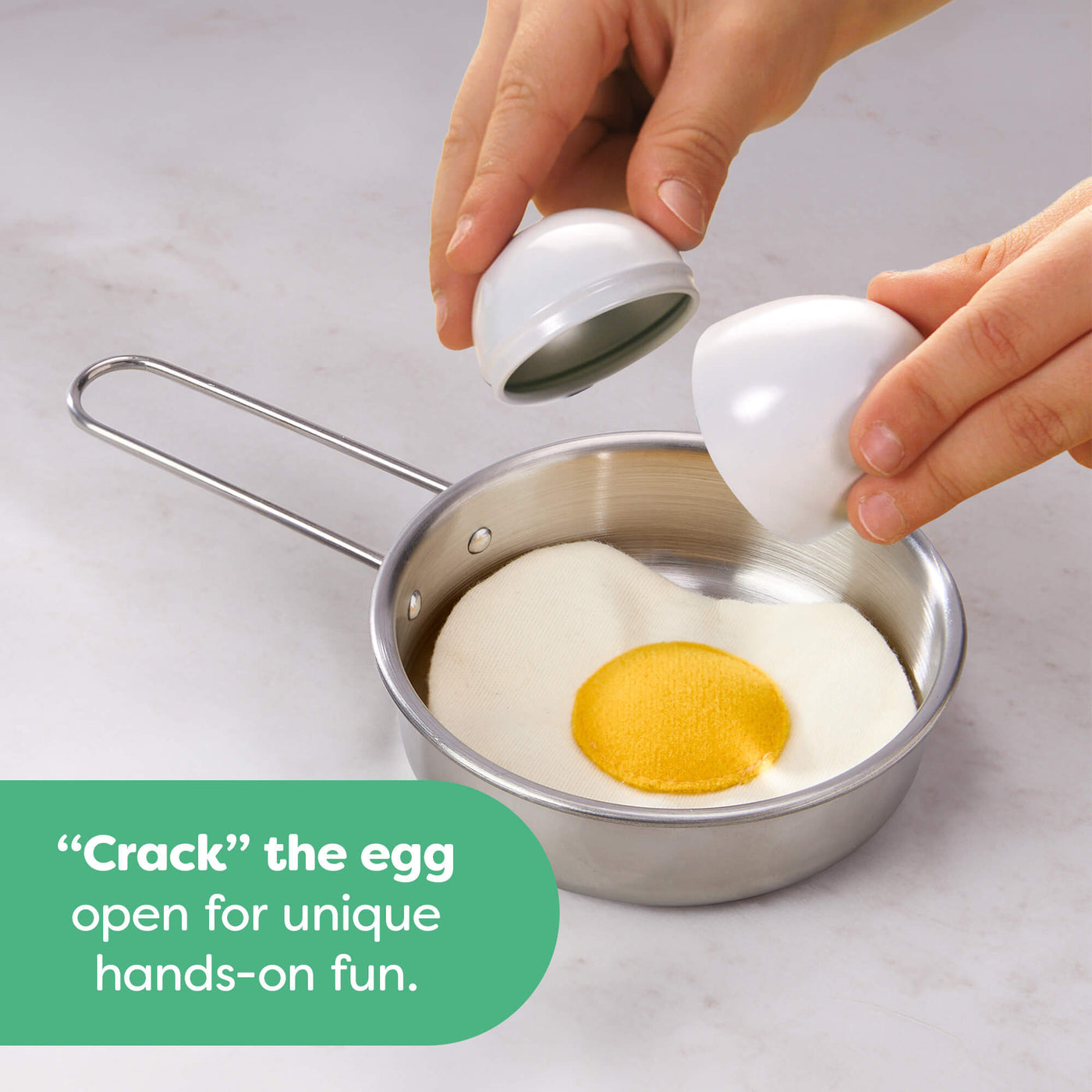 Creative Play – Fried Egg and Pan Play Food Set